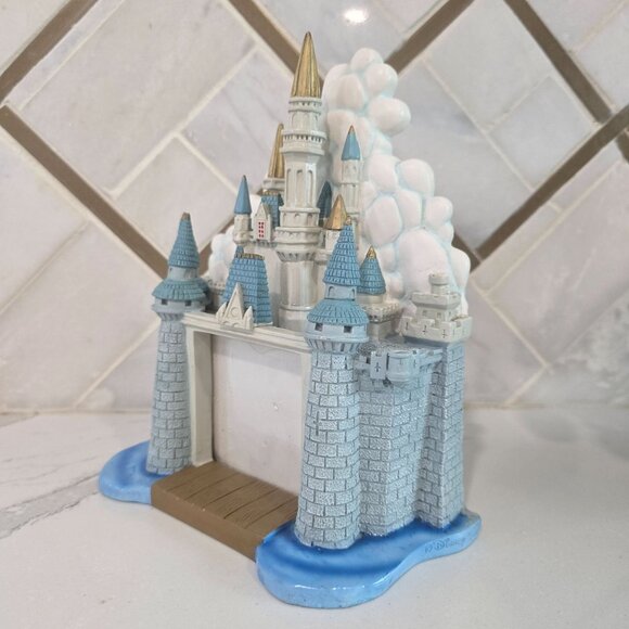 Cinderella Castle Walt Disney World Ceramic picture frame With Golden Spires & B - Picture 6 of 10